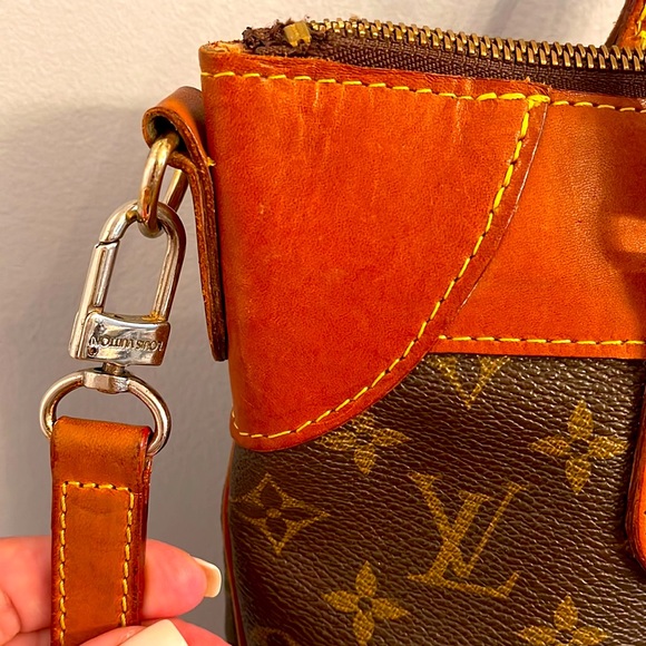 Louis Vuitton Authentic Odeon Upcycled Brown LV Monogram Canvas PM Crossbody Bag - Picture 5 of 16